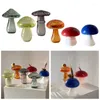 Vases Mushroom Shape Flower Vase Hydroponic Household Party Background Supplies For Children Girl Boys Bedroom Drop