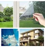 Filmer 2/3/5 Meter Oneway Mirror Window Film Vinyl Glass Selfadhesive Reflective Solar Film Integritet Värmekontrollfönster för hemmet