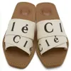 Dhgate Designer Sandalo Luxury Man Woody Clog Mule Flat Sandale Slide Letter Moca