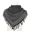 Scarves Arab Fringe Cotton Blend Shemagh Keffiyeh Windproof For Head Neck Scarf With Tassel Desert Outdoor Camping