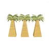 Cadeau cadeau 1set cocotier ananas forme cadeaux boîte hawaïenne fête bonbons chocolat emballage anniversaire jungle fournitures