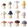 Ordinamento di giocattoli impilabili e impilabili WOLIFE 12 blocchi di funghi da costruzione denti in silicone giocattoli per bambini gioco di equilibrio in legno per uso alimentare educativo 24323