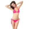 Costumi da bagno da donna firmati costumi da bagno sexy bikini solidi set tessuti costumi da bagno a vita bassa abbigliamento da spiaggia costume da bagno lettera F