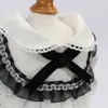 Conjunto de vestido y sombrero de sirvienta para gato, ropa linda para gatos, gatito, mascota, falda Cosplay, disfraces de gato, Halloween 240322