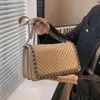 Designer Borse a tracolla di moda di lusso Borsa da donna alla moda 2023 Nuova borsa piccola quadrata ricamata a catena stile una spalla Borsa a tracolla coreana Borsa da donna