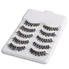 wholesale Dropship 25Pairs / 50Pairs Vente chaude épaisse à la main Faux Eyeles Croix Naturel Lg Eye Les Extensi Outils l5uI #