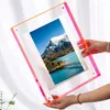 Frames Floating Effect Po Frame Vibrant Acrylic Picture For Gallery Home Office Decoration Modern Wall Mount Desk