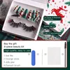 2023 New Christmas Nail Eyel Tool Set 8D Mink Strip Eyel 25mm Natural Soft Colored False Eyeles Extensi Makeup Tool b9lJ#