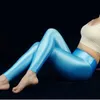 Leggings sexy brillants à l'huile sport femmes fitness push upTight collants brillants pantalons de yoga lisses 240323