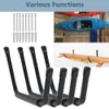 4 stuks wandmontage hanger universele tuin thuis magazijn garage opslag haak 15 inch jumbo arm kano rek 40 lbs capaciteit 240319