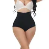 women Waist Tummy Shaper New large-sized high waisted and hip lifting shapewear pants with strong buckle waist tightening abdominal pants body shaping underwear