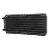 Computer Coolings Aluminum Radiator CPU Water Cooling Heat Exchanger With 1/4 Inch Thread 10 Tubes