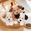 Doldurulmuş Peluş Hayvanlar 35/55cm Sevimli Yumuşak Hayvan Bebek Yavru Puppy Oyuncak Dolgulu Yastık Yastık Yastığı Noel Doğum Günü Hediyesi L240320