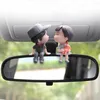 Figuras decorativas dibujos animados parejas acción coche decoración interior adornos anime auto consola central tablero