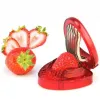 Affettatrice creativa per fragole Strumenti per frutta e verdura Intaglio di torta Taglierina decorativa Gadget da cucina Accessori Taglierina per coltello da intaglio di frutta