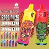 Original Bang Box 12000 Puff Disposable Vape Pen Electronic Cigarette 23 ML Förfylld POD 650mAh Batterimesh Spole 0% 2% 3% 5% Nivå 12 smaker