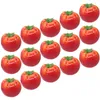 Fleurs décoratives 15pcs Modèle de mousse de tomate artificielle faux légumes affichage de décoration