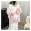 Sacs de soirée Kawaii Teens Girls Grande capacité Sac fourre-tout Mode All-Match Femmes Casual Voyage Shopping Bandoulière Épaule Mignon Sac à main