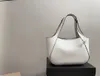 Logo triangle en métal émaillé Sac cabas en cuir à fermeture magnétique Sac shopping Sac à main multicolore pour femme de taille moyenne