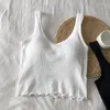 Camisoles Tanki Kobiety seksowne bieliznę stanik przycięte marszki TUBE TOP BLATETTE CROP CROPSPORTS BIELNE Modna Moda Street Street Tops Camisole