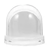 Ramar Snow Globe Po Frame Christmas Gofts Snowglobe med Insert Mini Wresth Picture Plastic Paper Xmas Gift