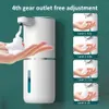 380ML Automatic Foam Soap Dispenser Bathroom Smart Washing Hand Machine With USB Charging Liquid Sensor Dispenser for Kitchen 240313