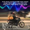 Наушники/гарнитура Мотоциклетная Bluetooth-гарнитура, Bluetooth-наушники с костной проводимостью для мотоциклетного шлема с микрофоном с несколькими функциями шумоподавления DSP