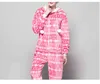 Aiminyz Factory Wholesale Fahion Pyjamas Winter Flanell Christmas Snowflake Adult Onesie Pijama Sleepwear For Women