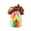 Vaser Planter Harts Flowerpot Flower Vase Pot Lady Head för öppen spis