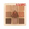 1/3/5 pièces 4/9 couleur mat paillettes fard à paupières Palette Lg durable mat ombre à paupières Palette Pigments pour les yeux avec brosse cosmétiques coréens 705U #