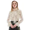 TwotWinstyle Fashion Ruffle Shirt Casual Long Rękak Kanie damskie Bluzki Eleganckie topy