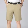 Men's Shorts Men Długość kolan Letni styl biznesowy Kolan Kolan z zamknięciem kieszeni z zamknięcia zamka dla Ojca