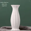 Vasos imitação cerâmica flor vaso simplicidade branco estilo nórdico pote decoração de casa jardim decoração de casamento