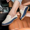 Casual Shoes 2024 Leather For Men Slip On Loafers Plus Size 47 Driving Wide Business Sneaker Male MPX25