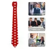 Noeuds papillon Vintage à pois cravate rouge et blanc classique cou élégant pour hommes vêtements quotidiens fête qualité collier cravate accessoires