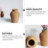 Vases Rattan Vase Dry Flower Container Craft Novel Storage Baskets Woven Desktop Adornment Office Plant Indoor