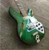 Green Semi Hollow Body Ricken 360 Electric Guitar 12 Strings Guitar in Cherry Burst Color, All Color finns tillgängliga, grossist