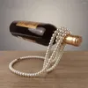 Hooks Pearl Wine Bottle Bottlecz zawieszający wolnostojący metalowy stojak do domu