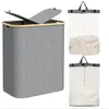 Laundry Bags Bathroom Baskets Hamper Large Collapsible Foldable Dirty Basket Clothes With Lid Removable Inner