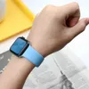 Watch Bands Silicone strap for Watch 44mm 45mm 40mm 41mm 42-38mm 45mm sports bracelet iWatch series 8 7 6 5 4 3 SE 9 Ultra 2 49mm 240323