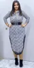 Designer Cy9054 Fashion Womens Printed Button Cardigan Dress
