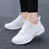 Casual Shoes Breathable Women Running Walking Mesh Sneakers Woman Outdoor Soft Lace Up Fashion Tennis Training Footwear
