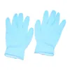 Лыжные перчатки Синие нитриловые экзаменационные латексные резиновые одноразовые нестерильные коробки из 100 штук Прямая доставка Спорт на открытом воздухе Защитное снаряжение от снега Otcjm