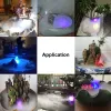 Decoratie Halloween Party Mist Maker Ultrasone Water Vijver Fontein Fogger Met 12 LED Licht Knippert Voor Aquarium Vaas Vogelbad decor