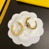 Lüks Altın Küpeler Stud Tasarımcı Takı Kadınlar İçin Altın Küpeler Klasik Küpe Kutu Dangle Earging F Aksesuarlar Düğün Hediyesi