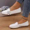 Casual Shoes Women's Flat Autumn Fashion Low Heel Women Classic Single Ladies Office Slip On Plus Size 35-42