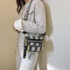 Designer Luxury Fashion Shoulder Bags 2024 Nya fashionabla och fashionabla motorcykel Kvinnväska Kändis Samma stil mångsidig en axel crossbody sadelväska