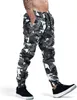 Aimpact Herren-Jogginghose aus Camo-Twill, tailliert, lässig, athletisch, Jogginghose M6uz#