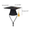 Dog Apparel Graduation Party Caps For Cats Costume Hat Adjusting Pet Poseable Bachelor Roleplaying