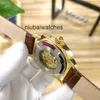 Designer horloges PAM National Luxe horloge Spot Panerai Heren Zakelijk Elite Dubbelzijdig Hol Groot Mechanisch met drie wijzers Lederen band Waterdicht W